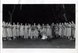 Group of Women Around Bonfire