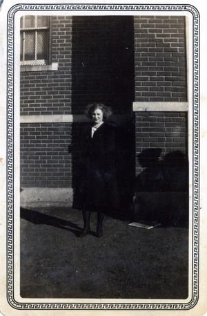 Woman at Wanette High School in Pottawatomie County, Oklahoma