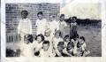 Photograph: Group of children at Wanette Grade School in Wanette, Oklahoma