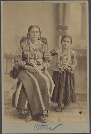 Otoe Woman and Child