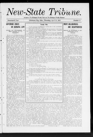 Primary view of object titled 'New-State Tribune. (Oklahoma City, Okla.), Vol. 17, No. 20, Ed. 1 Thursday, April 13, 1911'.