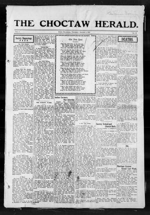 The Choctaw Herald. (Hugo, Okla.), Vol. 6, No. 45, Ed. 1 Thursday, January 4, 1912