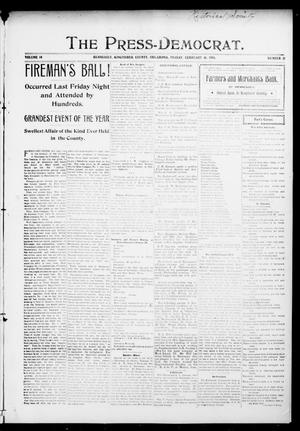 Primary view of object titled 'The Press-Democrat. (Hennessey, Okla.), Vol. 14, No. 21, Ed. 1 Friday, February 16, 1906'.