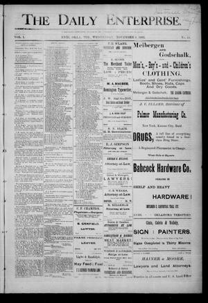 The Daily Enterprise. (Enid, Okla. Terr.), Vol. 1, No. 44, Ed. 1 Wednesday, November 8, 1893