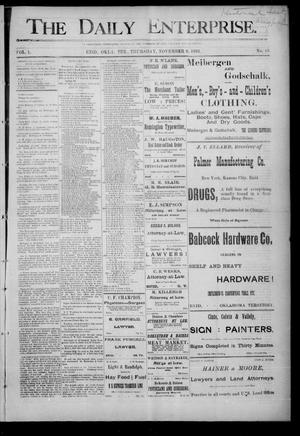The Daily Enterprise. (Enid, Okla. Terr.), Vol. 1, No. 45, Ed. 1 Thursday, November 9, 1893