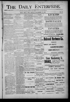 The Daily Enterprise. (Enid, Okla. Terr.), Vol. 1, No. 75, Ed. 1 Friday, December 15, 1893