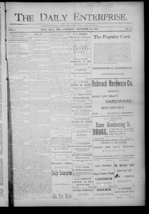 The Daily Enterprise. (Enid, Okla. Terr.), Vol. 1, No. 87, Ed. 1 Saturday, December 30, 1893