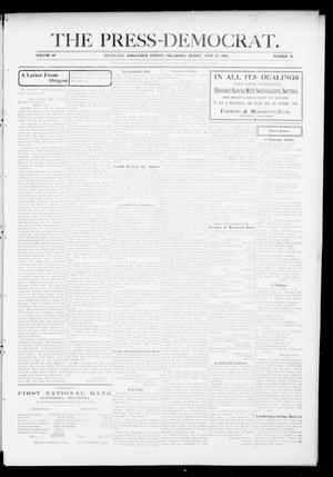 The Press-Democrat. (Hennessey, Okla.), Vol. 14, No. 38, Ed. 1 Friday, June 15, 1906