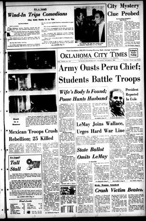 Oklahoma City Times (Oklahoma City, Okla.), Vol. 79, No. 195, Ed. 1 Thursday, October 3, 1968