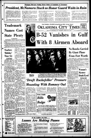 Oklahoma City Times (Oklahoma City, Okla.), Vol. 78, No. 322, Ed. 1 Thursday, February 29, 1968