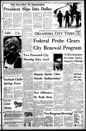 Oklahoma City Times (Oklahoma City, Okla.), Vol. 78, No. 320, Ed. 1 Tuesday, February 27, 1968