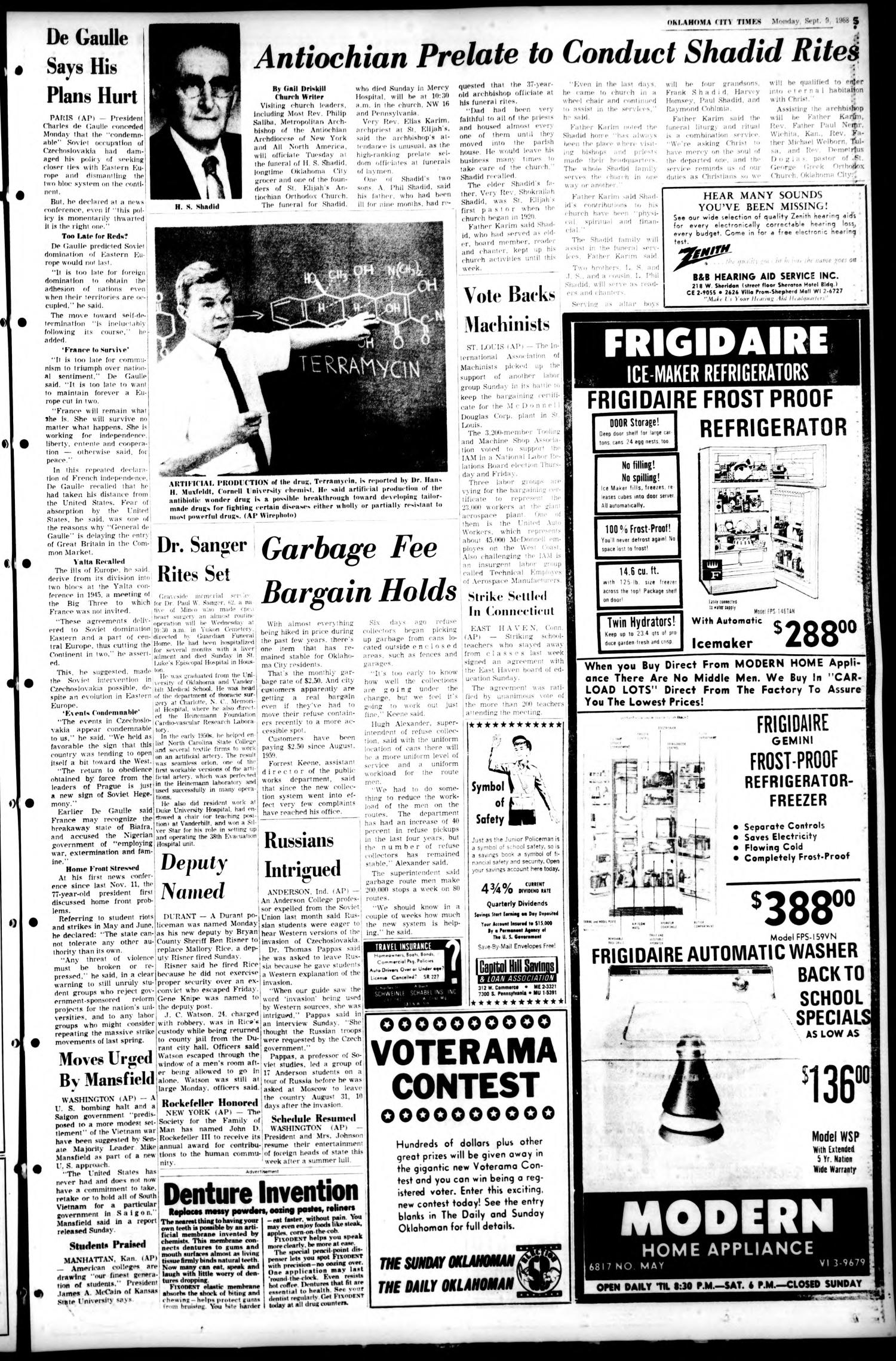 Oklahoma City Times (Oklahoma City, Okla.), Vol. 79, No. 174, Ed. 1 Monday, September 9, 1968
                                                
                                                    [Sequence #]: 5 of 34
                                                
