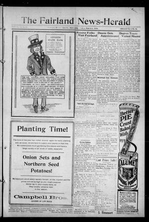 The Fairland News--Herald. (Fairland, Okla.), Vol. 6, No. 45, Ed. 1 Friday, March 6, 1914