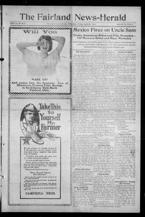 The Fairland News--Herald. (Fairland, Okla.), Vol. 7, No. 5, Ed. 1 Friday, April 24, 1914