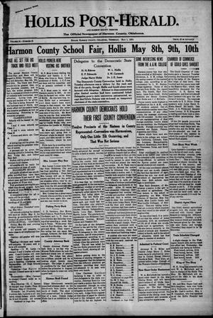 Hollis Post-Herald. And Harmon County Tribune (Hollis, Okla.), Vol. 22, No. 25, Ed. 1 Thursday, May 1, 1924