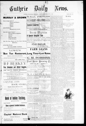 Guthrie Daily News. (Guthrie, Okla. Terr.), Vol. 5, No. 1248, Ed. 1 Friday, August 4, 1893