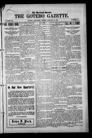 The Harrison Gazette. The Gotebo Gazette. (Gotebo, Okla.), Vol. 7, No. 24, Ed. 1 Friday, January 24, 1908