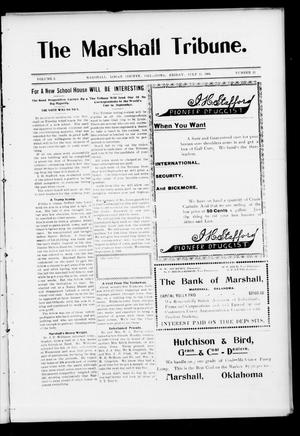 Primary view of object titled 'The Marshall Tribune. (Marshall, Okla.), Vol. 3, No. 12, Ed. 1 Friday, July 15, 1904'.