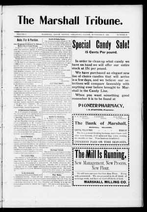 The Marshall Tribune. (Marshall, Okla.), Vol. 3, No. 29, Ed. 1 Friday, November 18, 1904