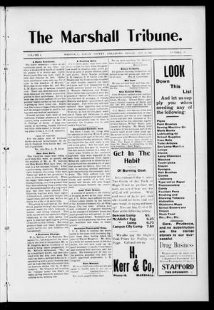 The Marshall Tribune. (Marshall, Okla.), Vol. 4, No. 28, Ed. 1 Friday, October 20, 1905