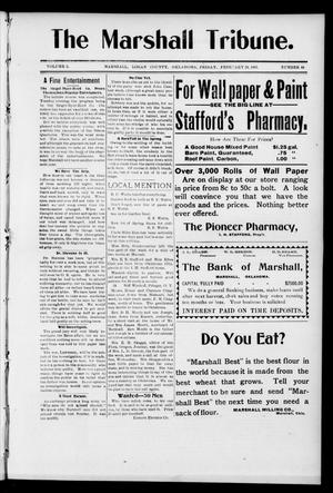 The Marshall Tribune. (Marshall, Okla.), Vol. 3, No. 44, Ed. 1 Friday, February 24, 1905