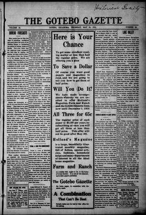 The Gotebo Gazette (Gotebo, Okla.), Vol. 13, No. 40, Ed. 1 Wednesday, May 21, 1913