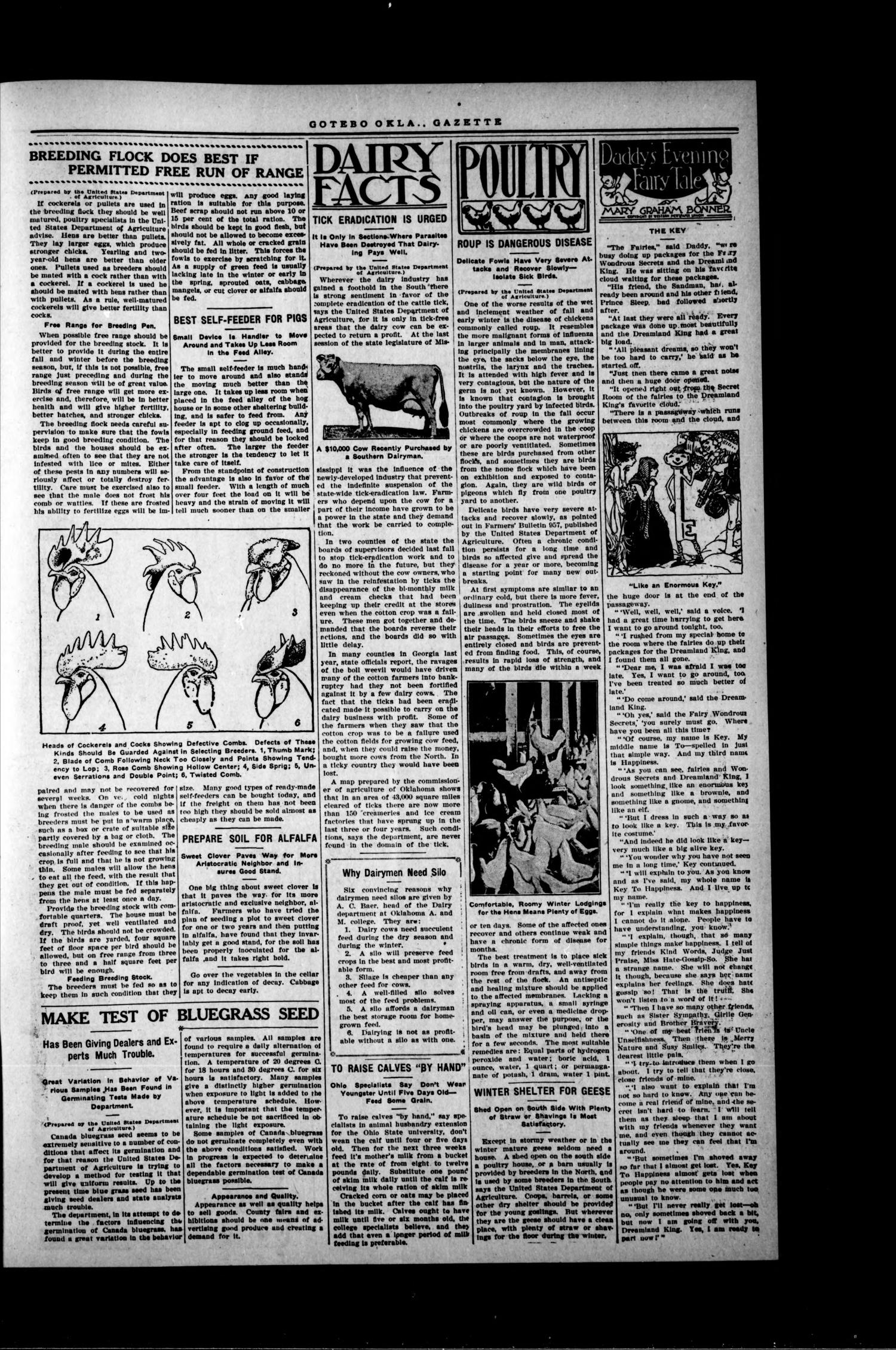 The Gotebo Gazette (Gotebo, Okla.), Vol. 22, No. 15, Ed. 1 Thursday, November 23, 1922
                                                
                                                    [Sequence #]: 3 of 8
                                                