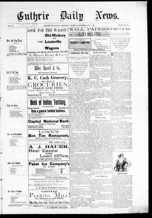 Guthrie Daily News. (Guthrie, Okla. Terr.), Vol. 4, No. 1200, Ed. 1 Thursday, June 8, 1893