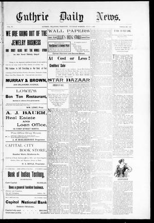 Guthrie Daily News. (Guthrie, Okla. Terr.), Vol. 4, No. 1223, Ed. 1 Thursday, July 6, 1893