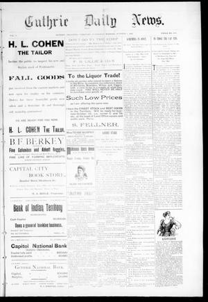 Guthrie Daily News. (Guthrie, Okla. Terr.), Vol. 5, No. 1300, Ed. 1 Wednesday, October 4, 1893