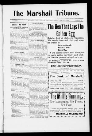 The Marshall Tribune. (Marshall, Okla.), Vol. 3, No. 38, Ed. 1 Friday, January 20, 1905