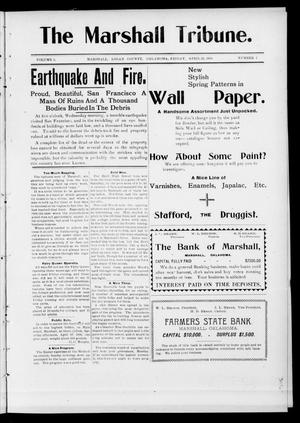 The Marshall Tribune. (Marshall, Okla.), Vol. 5, No. 1, Ed. 1 Friday, April 20, 1906