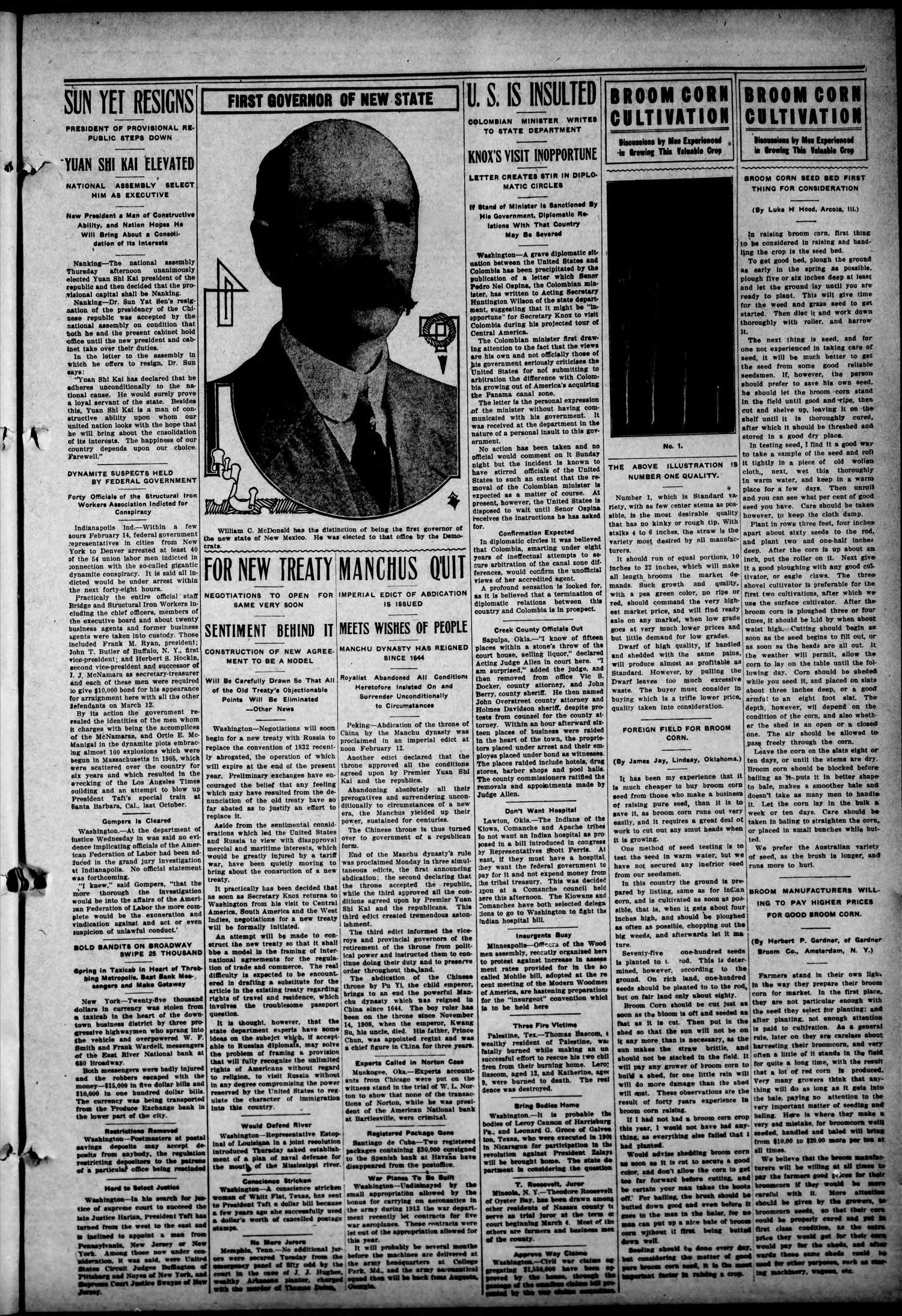 The Gotebo Gazette. (Gotebo, Okla.), Vol. 11, No. 29, Ed. 1 Friday, February 23, 1912
                                                
                                                    [Sequence #]: 3 of 6
                                                