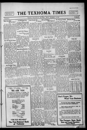 The Texhoma Times (Texhoma, Okla.), Vol. 11, No. 9, Ed. 1 Friday, November 14, 1913