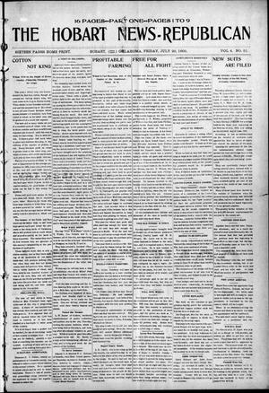 The Hobart News--Republican (Hobart, Okla.), Vol. 4, No. 51, Ed. 2 Friday, July 28, 1905