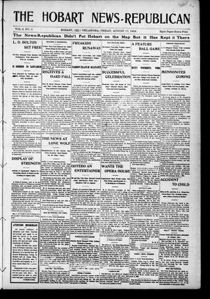 The Hobart News--Republican (Hobart, Okla.), Vol. 6, No. 2, Ed. 1 Friday, August 17, 1906