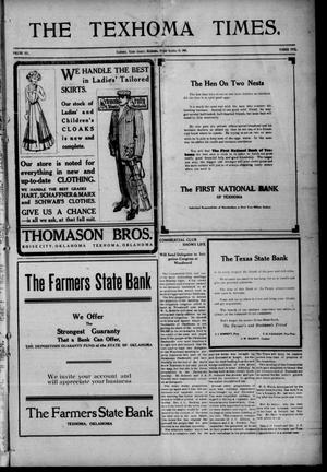 Primary view of object titled 'The Texhoma Times. (Texhoma, Okla.), Vol. 6, No. 5, Ed. 1 Friday, October 15, 1909'.