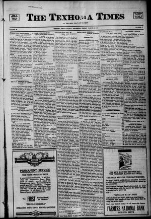 The Texhoma Times (Texhoma, Okla.), Vol. 20, No. 27, Ed. 1 Friday, March 30, 1923