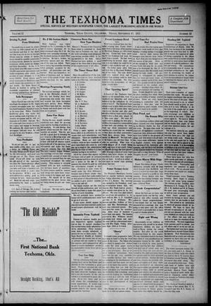 The Texhoma Times (Texhoma, Okla.), Vol. 12, No. 52, Ed. 1 Friday, September 17, 1915