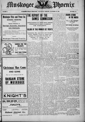 Muskogee Daily Phoenix (Muskogee, Indian Terr.), Vol. 4, No. 110, Ed. 1 Wednesday, December 28, 1904