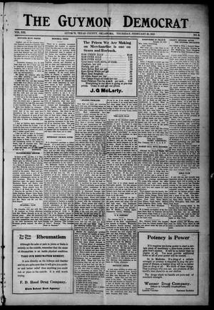 Primary view of object titled 'The Guymon Democrat (Guymon, Okla.), Vol. 13, No. 6, Ed. 1 Thursday, February 20, 1919'.