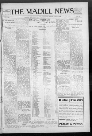 The Madill News (Madill, Okla.), Vol. 14, No. 24, Ed. 1 Friday, February 12, 1909