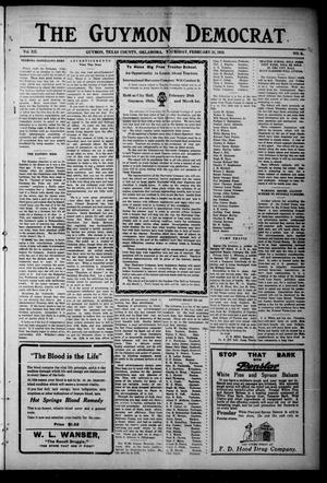 The Guymon Democrat (Guymon, Okla.), Vol. 12, No. 6, Ed. 1 Thursday, February 21, 1918