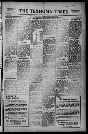 The Texhoma Times (Texhoma, Okla.), Vol. 10, No. 40, Ed. 1 Friday, June 20, 1913