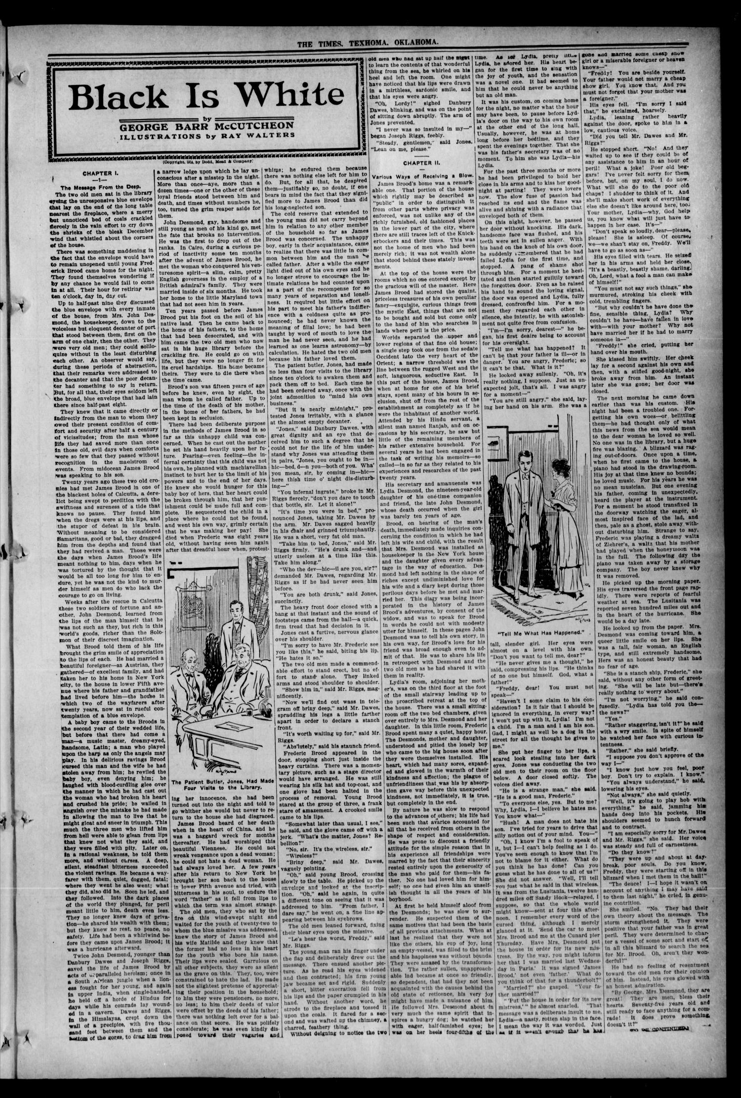 The Texhoma Times (Texhoma, Okla.), Vol. 12, No. 34, Ed. 1 Friday, May 14, 1915
                                                
                                                    [Sequence #]: 3 of 10
                                                