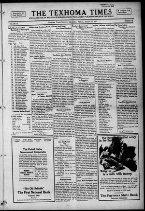 The Texhoma Times (Texhoma, Okla.), Vol. 14, No. 46, Ed. 1 Friday, August 17, 1917