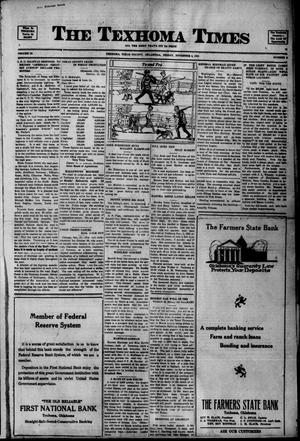 The Texhoma Times (Texhoma, Okla.), Vol. 19, No. 6, Ed. 1 Friday, November 4, 1921