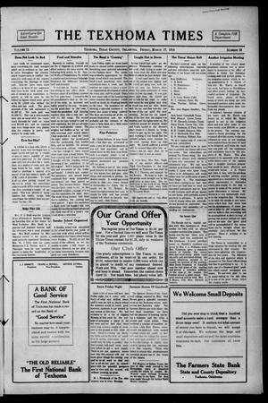 The Texhoma Times (Texhoma, Okla.), Vol. 11, No. 28, Ed. 1 Friday, March 27, 1914