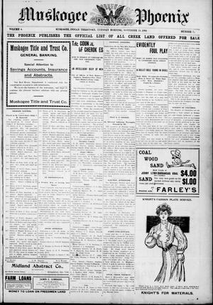 Muskogee Daily Phoenix (Muskogee, Indian Terr.), Vol. 4, No. 73, Ed. 1 Tuesday, November 15, 1904