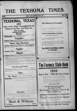 The Texhoma Times. (Texhoma, Okla.), Vol. 6, No. 21, Ed. 1 Friday, February 4, 1910